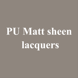 Step 3b PU Matt sheen lacquers